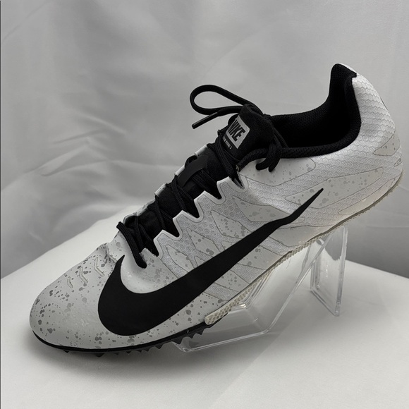 Nike UnisexSz13 Zoom Rival S9 Track/Field Sprinting Shoe Pure Platinum/Blk #0236 main image 13